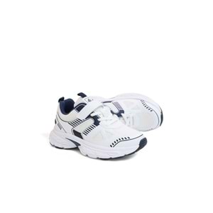 Kidessa 2129-Pepino Anatomik Tabanlı Ultra Hafif Unisex Çocuk Günlük Yürüyüş&Koşu Ayakkabısı - NKT02129-Beyaz-Lacivert-31