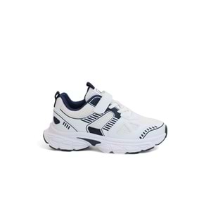 Kidessa 2129-Pepino Anatomik Tabanlı Ultra Hafif Unisex Çocuk Günlük Yürüyüş&Koşu Ayakkabısı - NKT02129-Beyaz-Lacivert-32