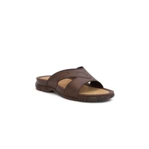 2133-3200 Tam Anatomik Unisex Günlük,Ofis,Spor,Havuz.Deniz ve Tüm Islak Zeminler İçin Uyumlu Terlik - NKT02133-kahverengi-42