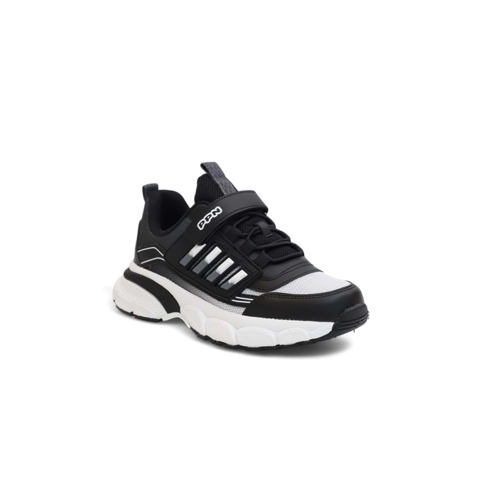 Kidessa 2135-1897 Pepino Anatomik Tabanlı Ultra Hafif Unisex Çocuk Sneakers Ayakkabı - NKT02135-siyah-gri-33