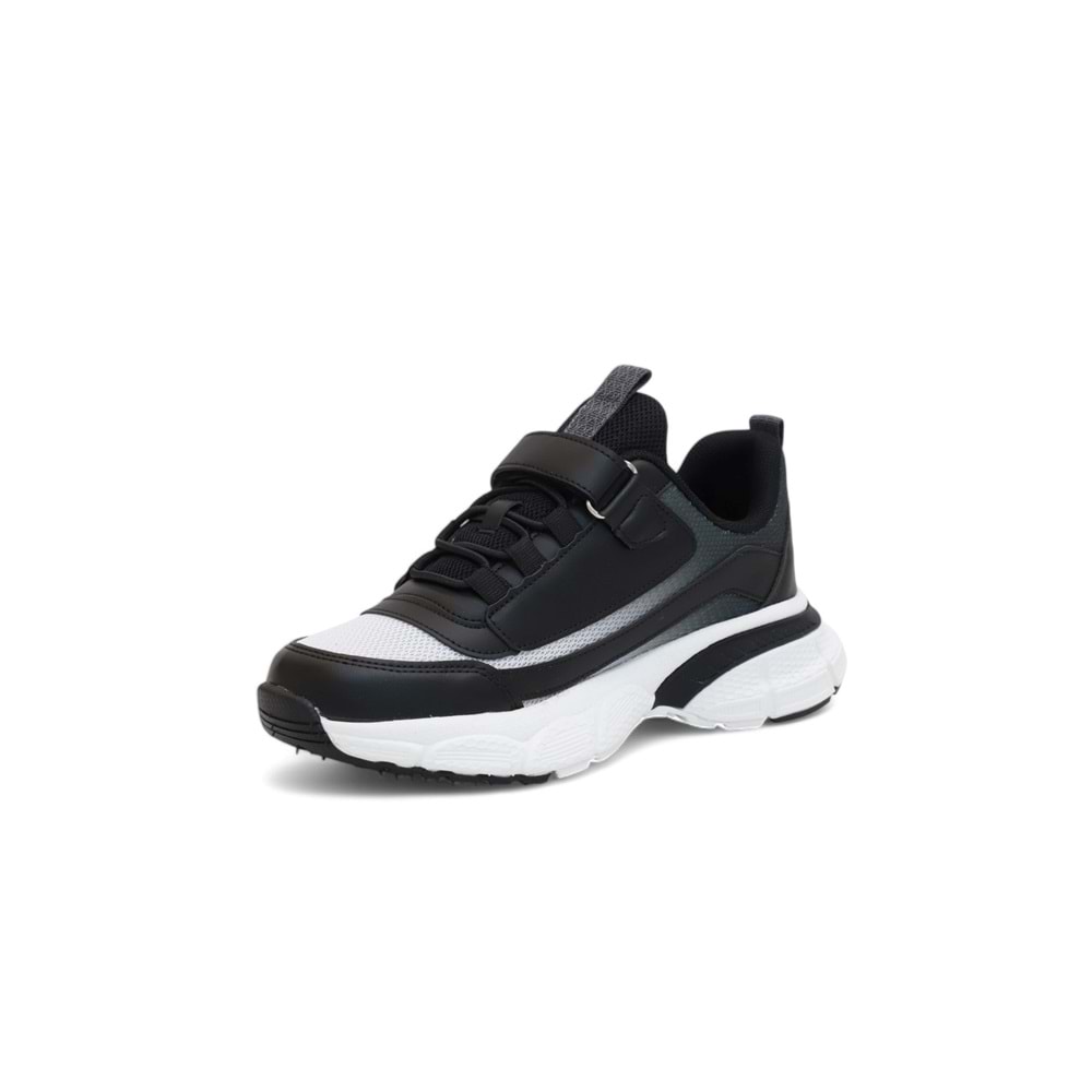 Kidessa 2135-1897 Pepino Anatomik Tabanlı Ultra Hafif Unisex Çocuk Sneakers Ayakkabı - NKT02135-siyah-gri-33