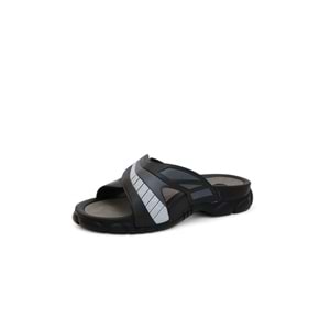 2143-3200-17 Tam Anatomik Unisex Günlük,Ofis,Spor,Havuz ve Tüm Islak Zeminler İçin Uyumlu Terlik - NKT02143-siyah-41