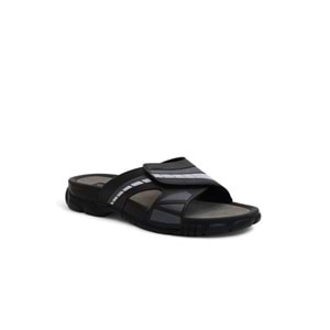 2143-3200-17 Tam Anatomik Unisex Günlük,Ofis,Spor,Havuz ve Tüm Islak Zeminler İçin Uyumlu Terlik - NKT02143-siyah-43