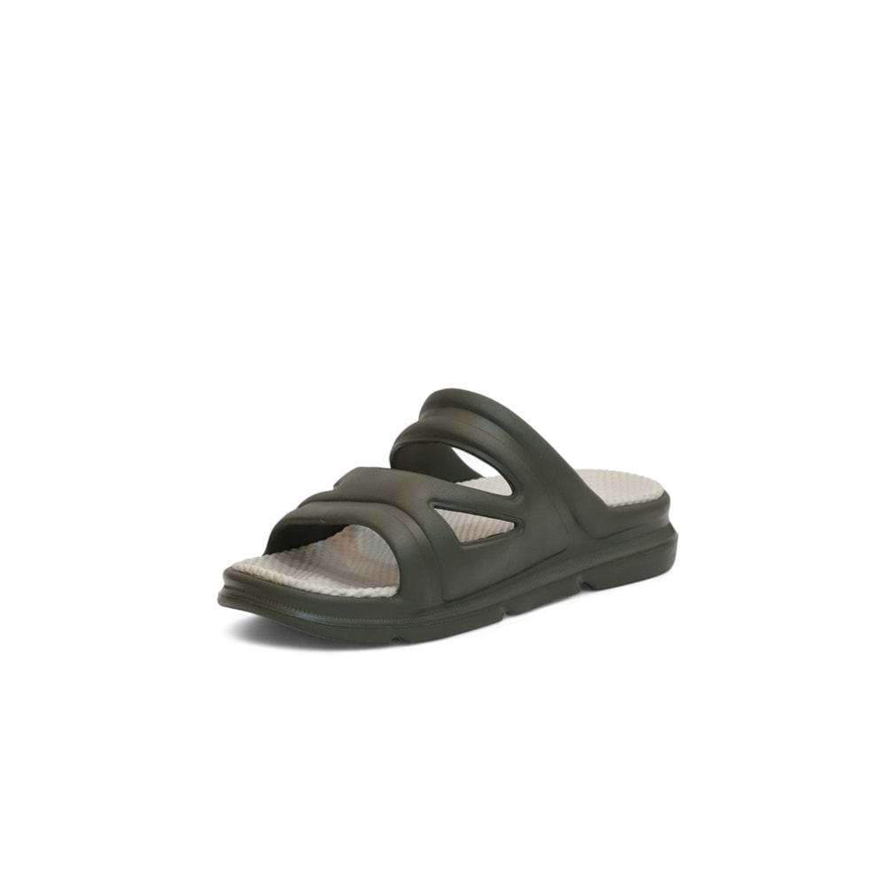 2146-Olımpos Tam Anatomik Günlük,Havuz,Deniz,Umre ve Hac İçin Uyumlu Erkek Eva Terlik - NKT02146-haki-41