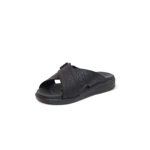 2148-9956 Tam Anatomik Üst Kalite Memory Foam Tabanlı Erkek Terlik - NKT02148-siyah-42