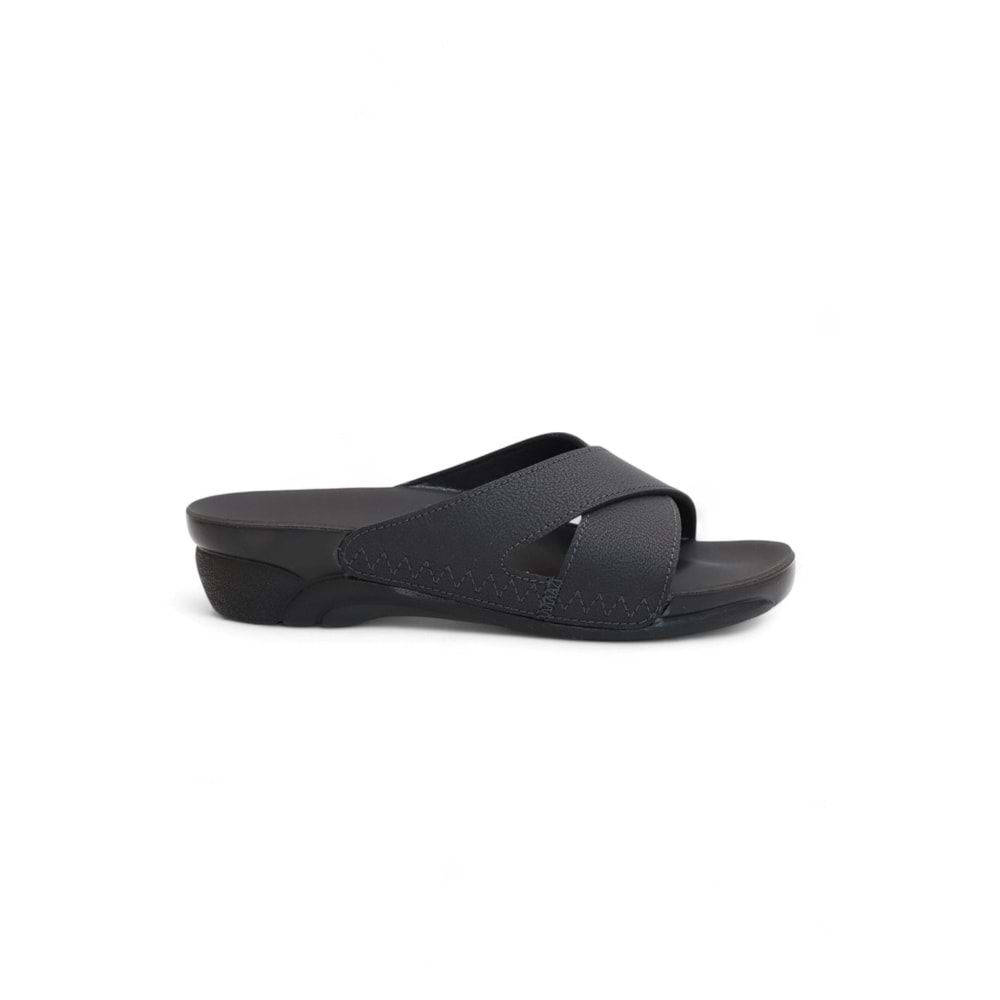 2176-Venedik-9 Tam Anatomik Kadın Günlük Terlik - NKT02176-siyah-39