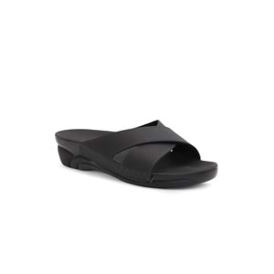 2176-Venedik-9 Tam Anatomik Kadın Günlük Terlik - NKT02176-siyah-39