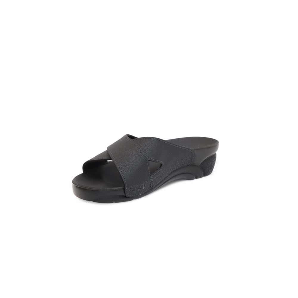 2176-Venedik-9 Tam Anatomik Kadın Günlük Terlik - NKT02176-siyah-39