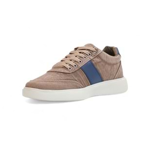 2198-Dakırs Anatomik Tabanlı Erkek Keten Kumaşlı Sneakers Ayakkabı - NKT02198-Kum-41