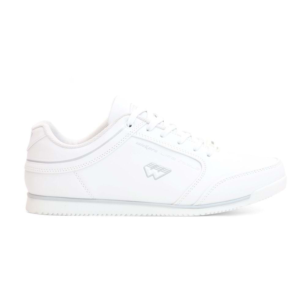 2199-Wickers Anatomik Tabanlı Unisex Sneakers Ayakkabı - NKT02199-BEYAZ-42