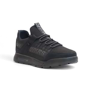 2200-Wickers Anatomik Tabanlı Unisex Bağcıksız Sneakers Ayakkabı - NKT02200-siyah-40