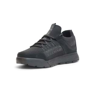 2200-Wickers Anatomik Tabanlı Unisex Bağcıksız Sneakers Ayakkabı - NKT02200-siyah-40