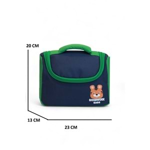 2205-Goodwork Erkek Çocuk Üçlü Set Figürlü İlkokul Sırt Çantası - NKT02205-yeşil-TEKEBAT