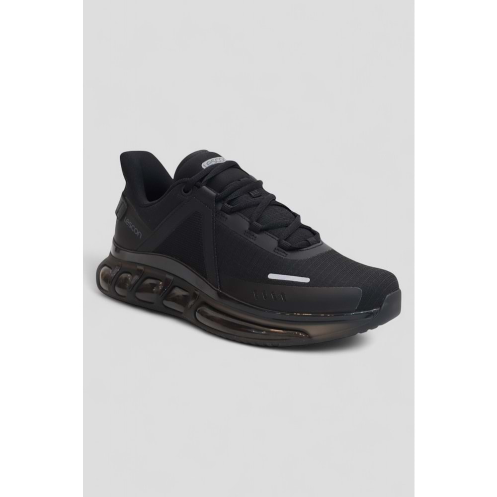 Lescon 2208-Aırfoam Eterıum Anatomik Tabanlı Unisex Yürüyüş & Koşu Ayakkabısı - NKT02208-siyah-42