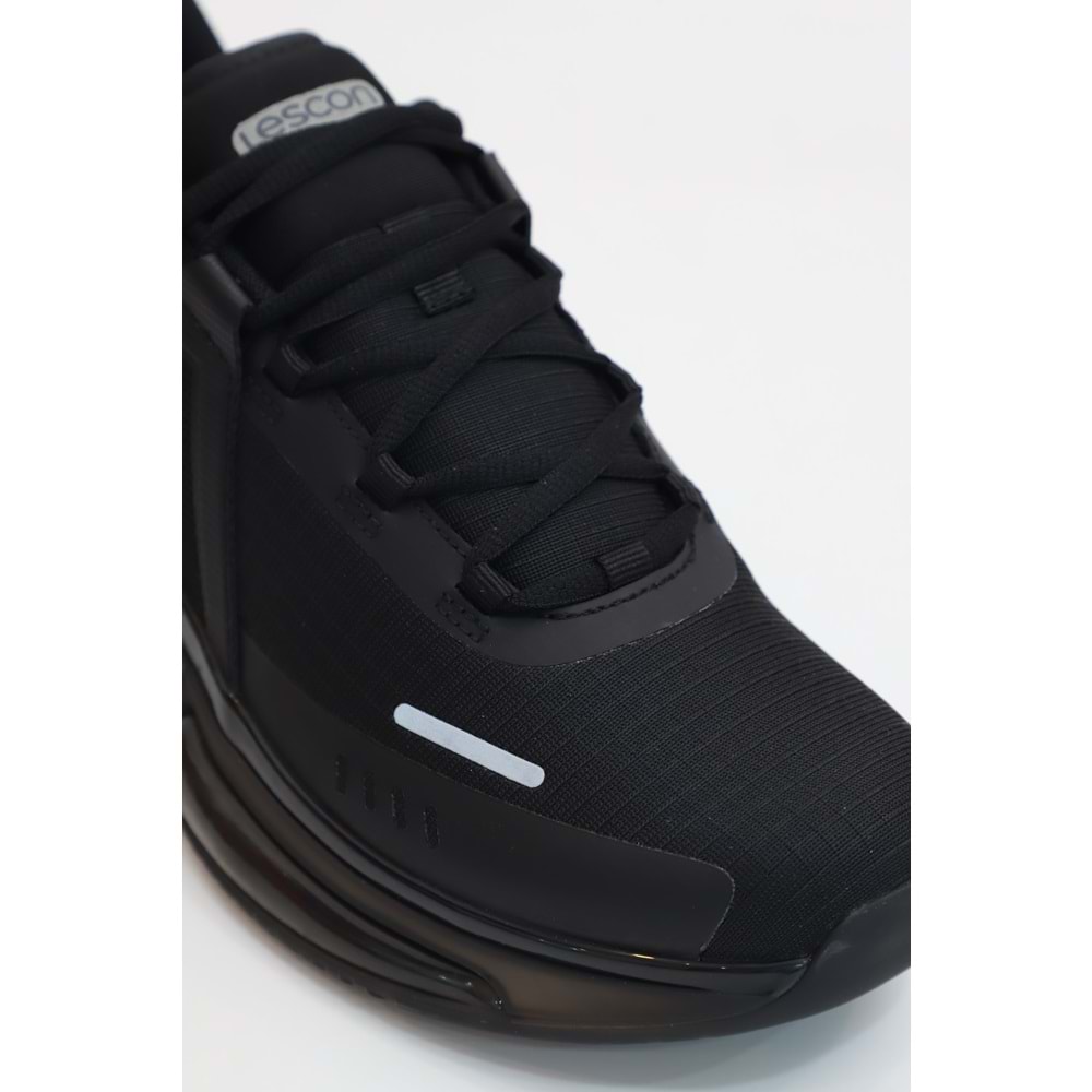 Lescon 2208-Aırfoam Eterıum Anatomik Tabanlı Unisex Yürüyüş & Koşu Ayakkabısı - NKT02208-siyah-42