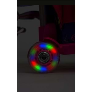 2217-My Polo Anatomik Sırt Yapılı Unisex Işıklı Tekerlekli İlkokul Çantası - NKT02217-PEMBE-TEKEBAT