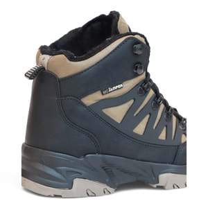 2225-Jamper Anatomik Kaydırmaz Tabanlı Soft Shell Outdoor Trekking Erkek Fermuarlı Spor Bot - NKT02225-siyah-gri-40