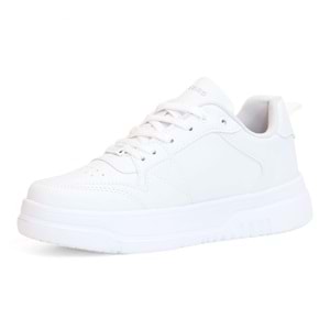 2227-Wickers Air Force Modeli Anatomik Tabanlı Üst Kalite Unisex Sneakers Ayakkabı - NKT02227-BEYAZ-39