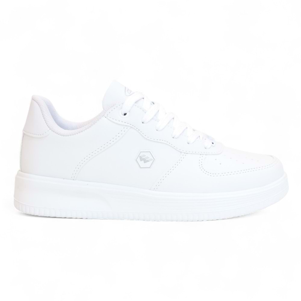 2228-Wickers Air Force Modeli Anatomik Tabanlı Üst Kalite Unisex Sneakers Ayakkabı - NKT02228-BEYAZ-36