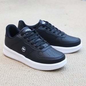 2228-Wickers Air Force Modeli Anatomik Tabanlı Üst Kalite Unisex Sneakers Ayakkabı - NKT02228-siyah-beyaz-38