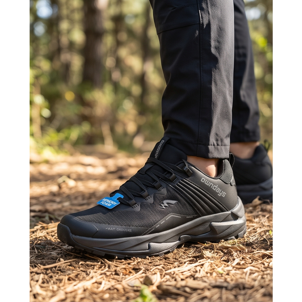 Owndays 2278-4828 Anatomik Memoryfoam Tabanlı Su İtici Softshell Trekking Spor Ayakkabı - NKT02278-siyah-46