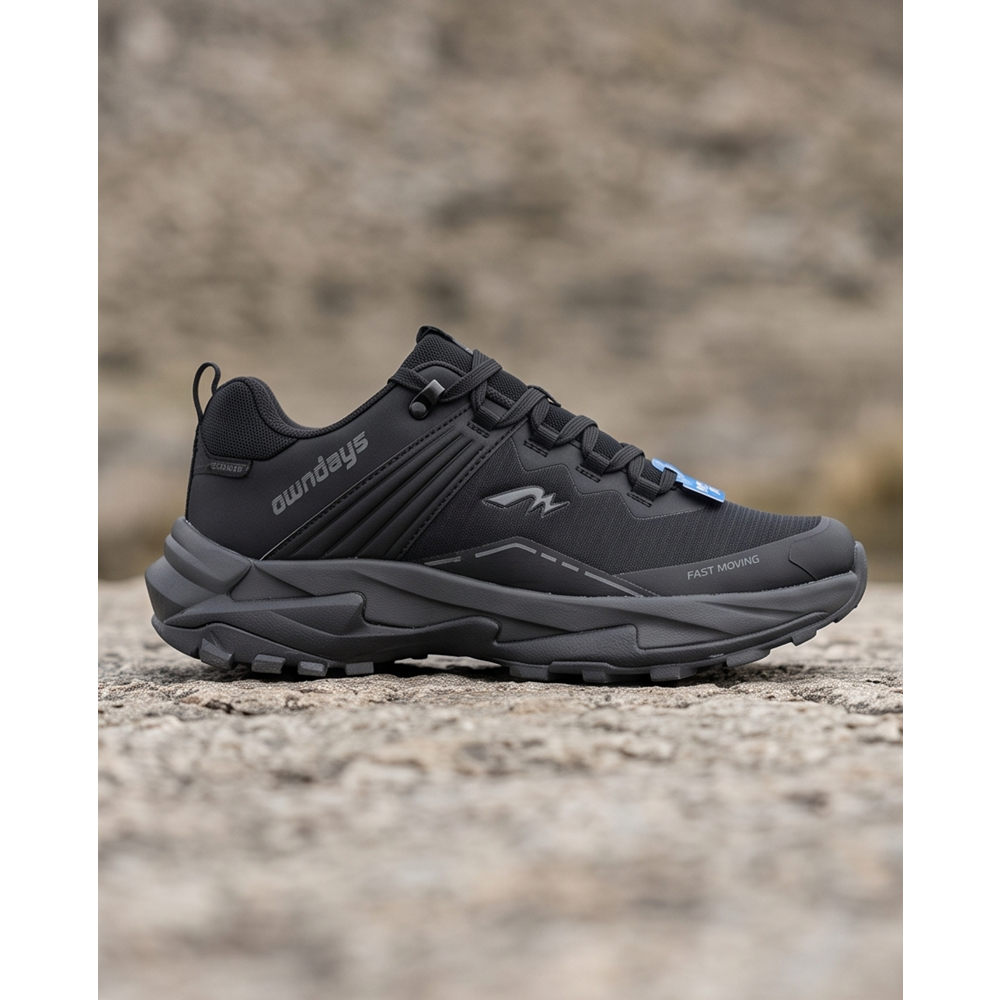 Owndays 2278-4828 Anatomik Memoryfoam Tabanlı Su İtici Softshell Trekking Spor Ayakkabı - NKT02278-siyah-46