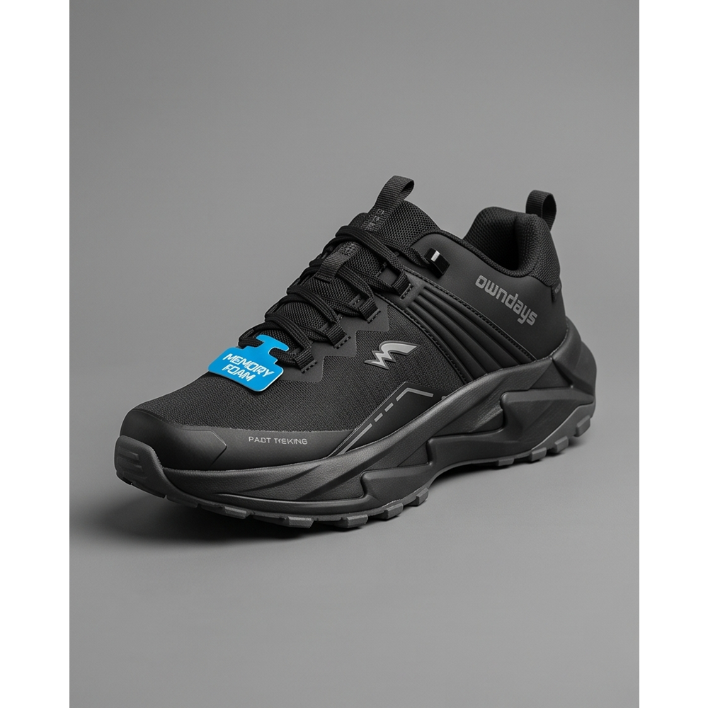 Owndays 2278-4828 Anatomik Memoryfoam Tabanlı Su İtici Softshell Trekking Spor Ayakkabı - NKT02278-siyah-46