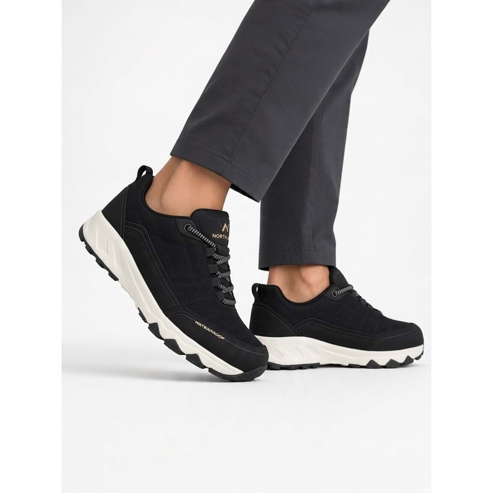 North Of-Wild 2285-Lang Anatomik Memoryfoam Tabanlı Su Geçirmez Outdoor Ayakkabı - NKT02285-siyah-gri-41