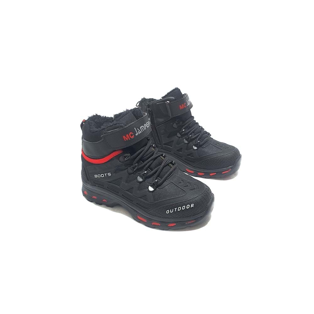 Mc Jamper 1831 Trekking Çocuk Bot - siyah kırmızı - 33