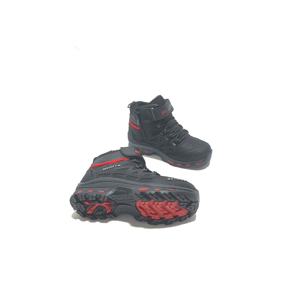 Mc Jamper 1831 Trekking Çocuk Bot - siyah kırmızı - 33