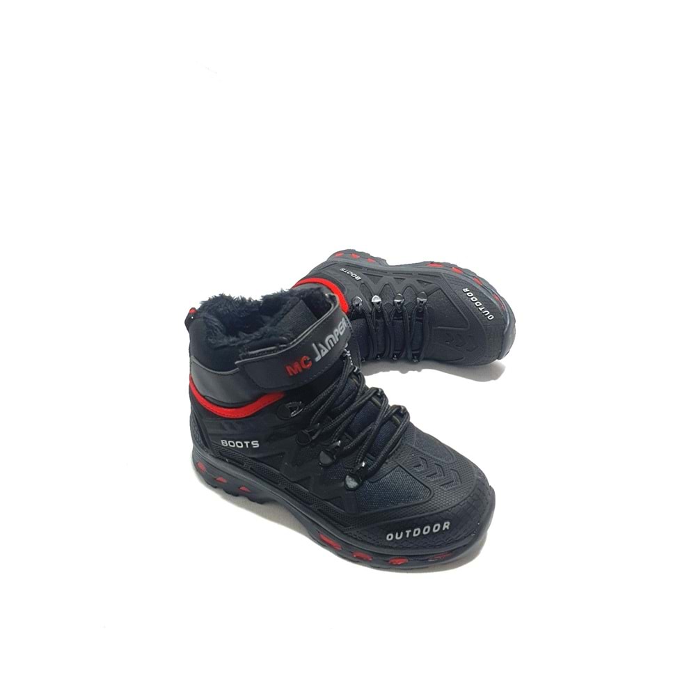 Mc Jamper 1831 Trekking Çocuk Bot - siyah kırmızı - 33