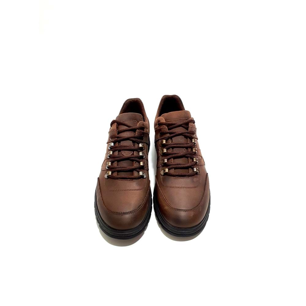 Slope Hakiki Deri Erkek Ayakkabı - kahverengi - 40