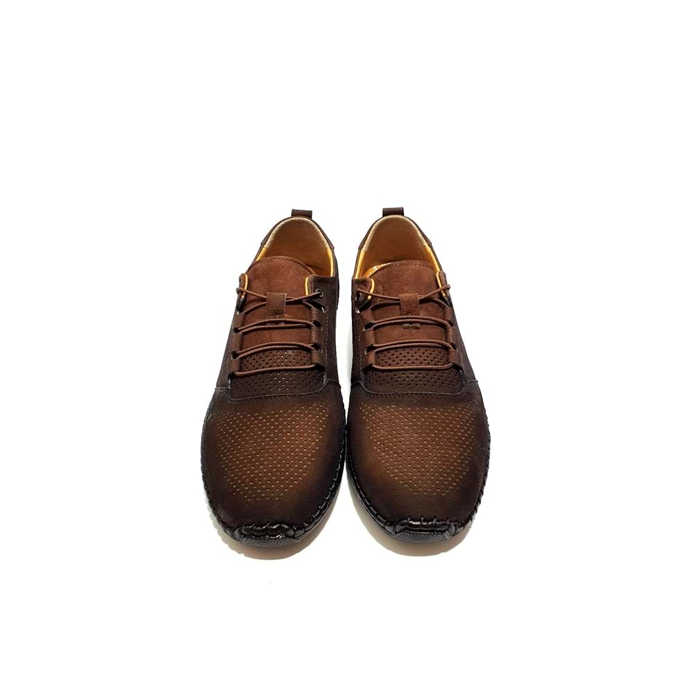 Birkan Hakiki Deri Erkek Günlük Ayakkabı - kahverengi - 43