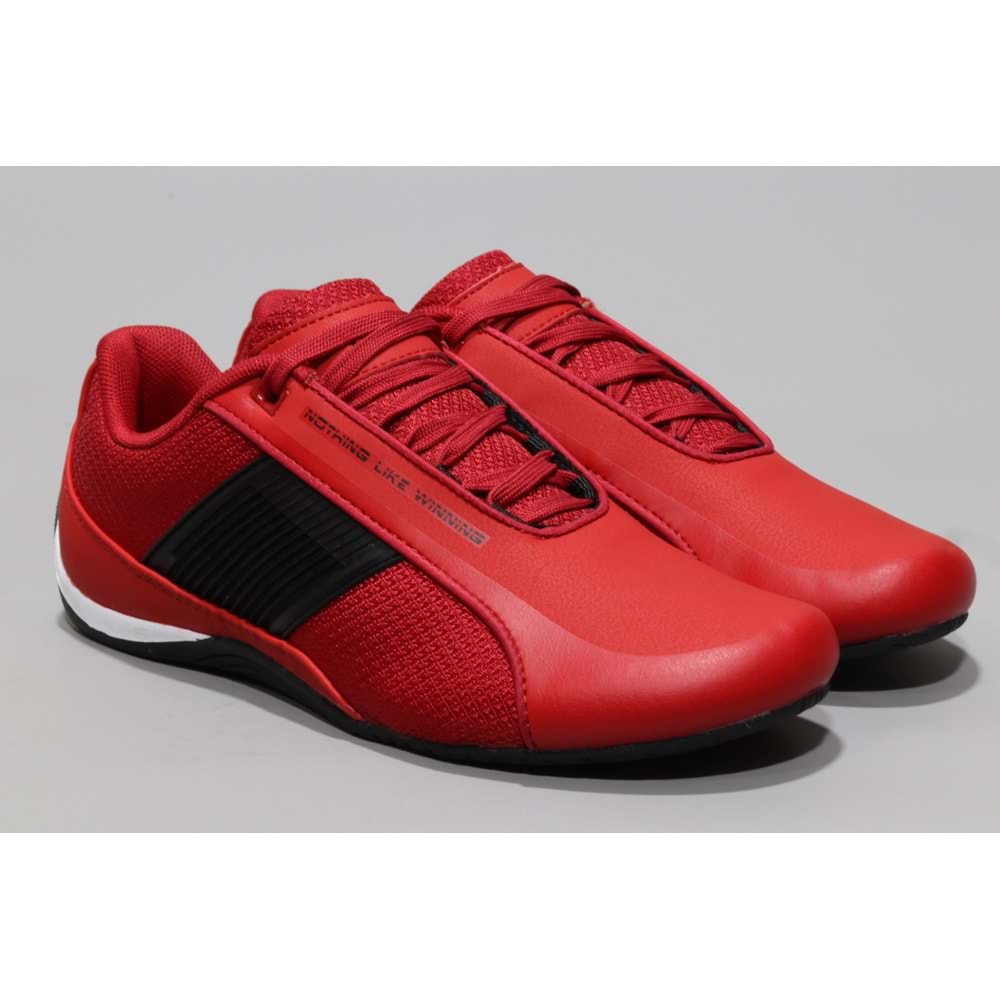 Lescon 6621 Erkek Sneakers Ayakkabı - KIRMIZI - 37