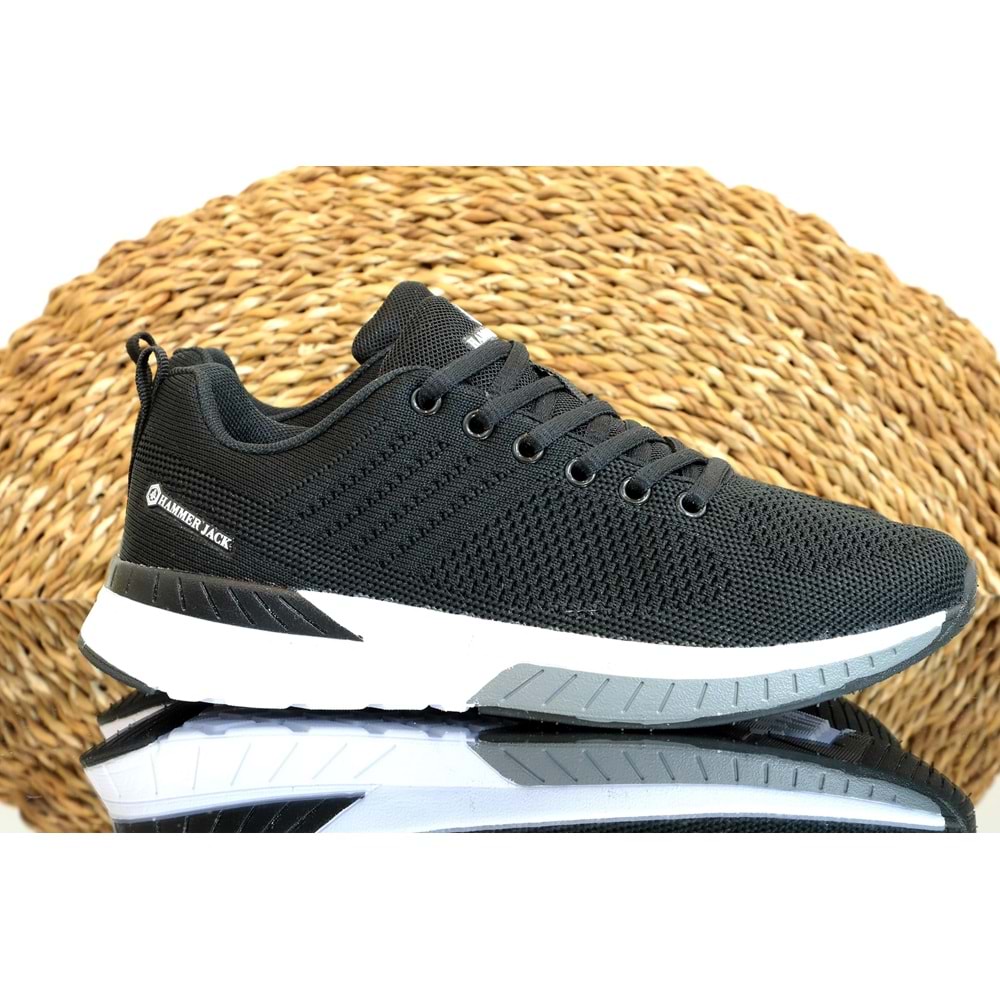 Konfores 1208 Anatomik Taban Unisex Sneakers Ayakkabı - NKT01208-siyah beyaz-37