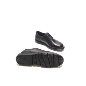 polaris hakiki deri ortopedic erkek ayakkabı - siyah - 41
