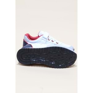 Cool Tom Çocuk Sneakers Spor Ayakkabı - beyaz kırmızı - 31